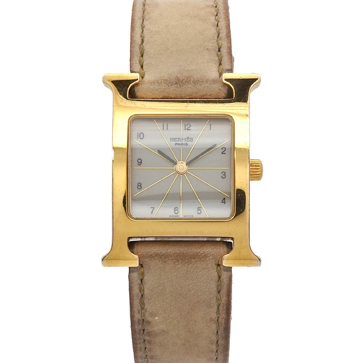 HERMES H Watch HH1 201 Quartz Gray Dial Ladies Watch 903013680