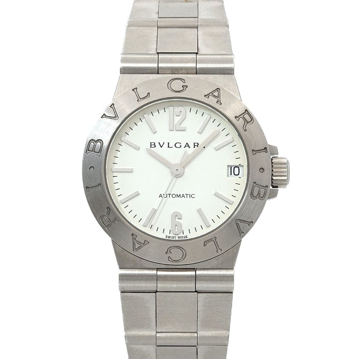 BVLGARI Diagono Sports LCV29S White Dial Automatic Ladies Watch 903120130