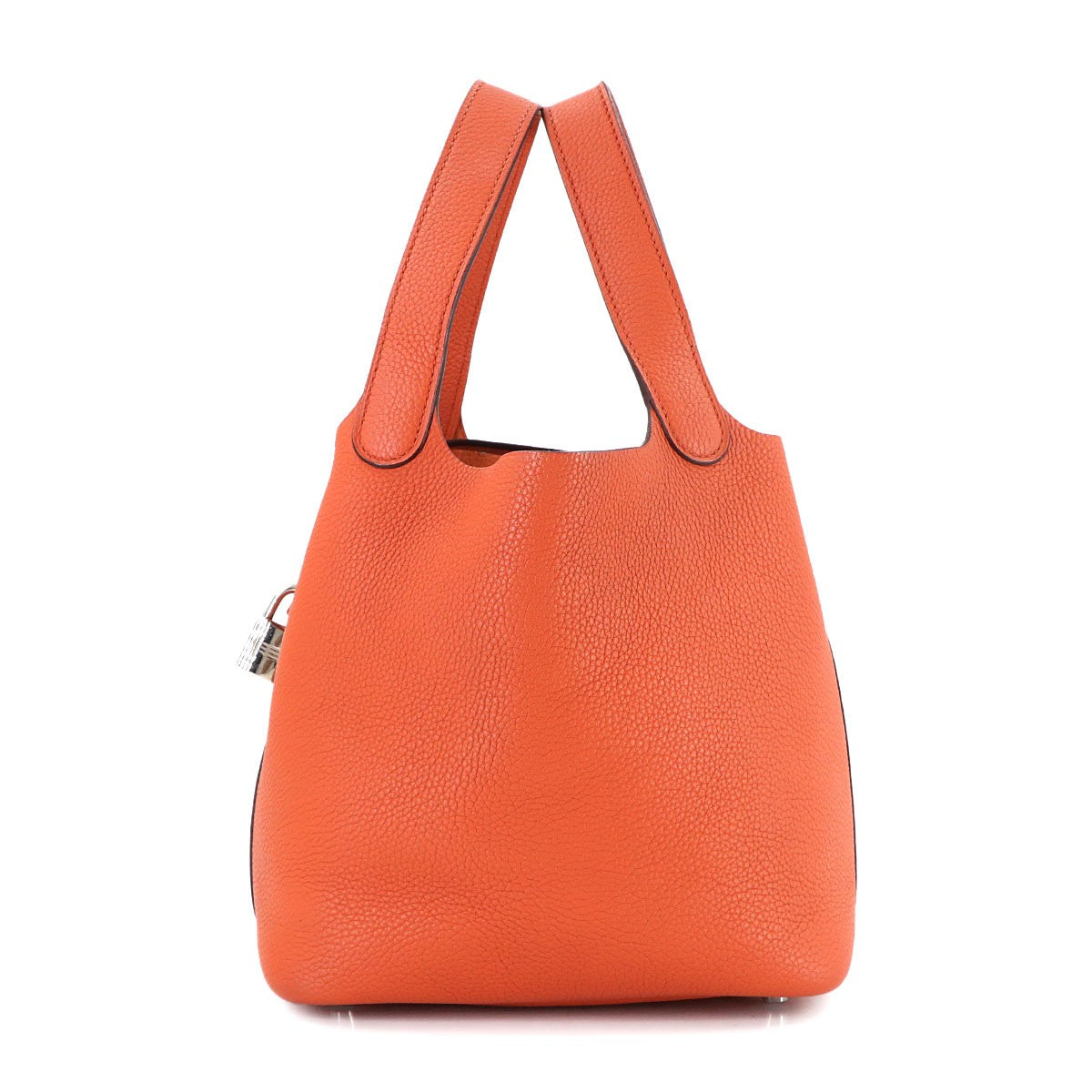 HERMES Picotin Lock PM Hand Bag Taurillon Maurice Terre Battue Purse 903142460