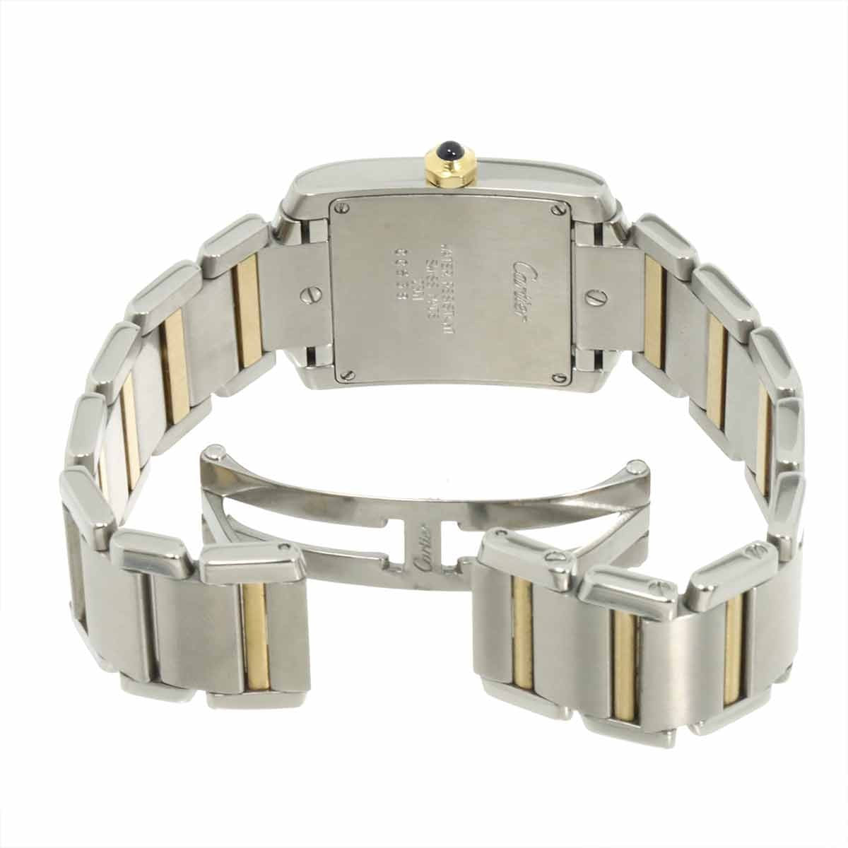 Cartier Tank Francaise MM W51006Q4 K18YG Quartz Cream Dial Boys Watch 903090354