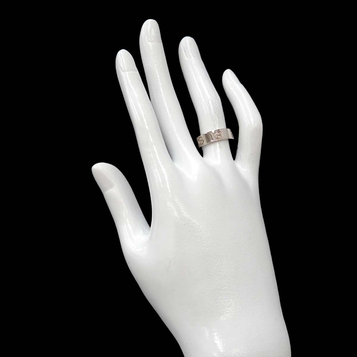 Cartier Love Ring 18K White Gold 750 size51 5.25(US) 903369085