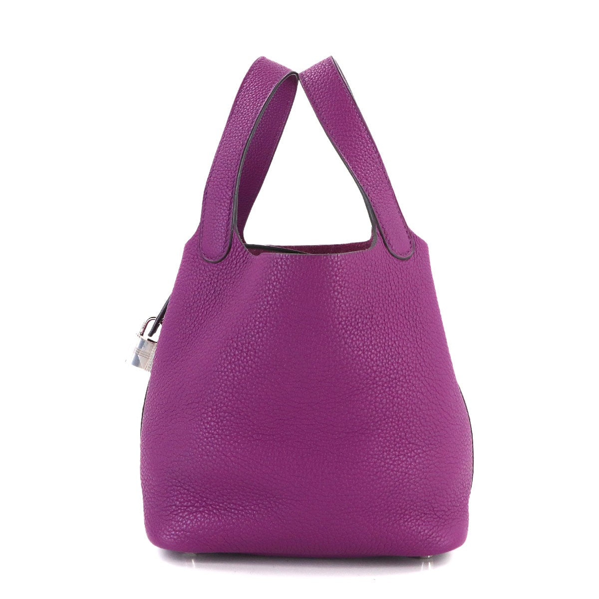 HERMES Picotin Lock PM 18 Hand Bag Taurillon Clemence Anemone 903142440