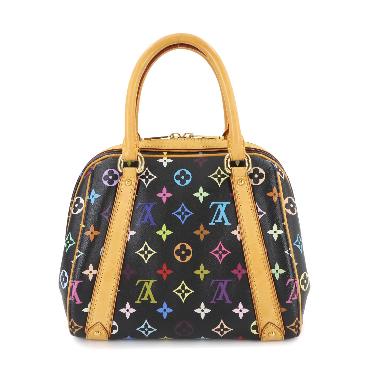 LOUIS VUITTON Monogram Multi Color Priscilla Hand Bag Noir M40097 902902521