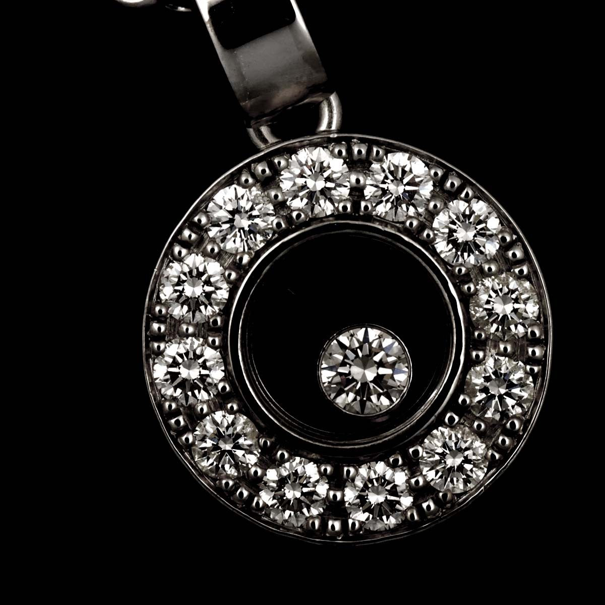 Chopard Happy Diamond Necklace 18K White Gold 750 903173026