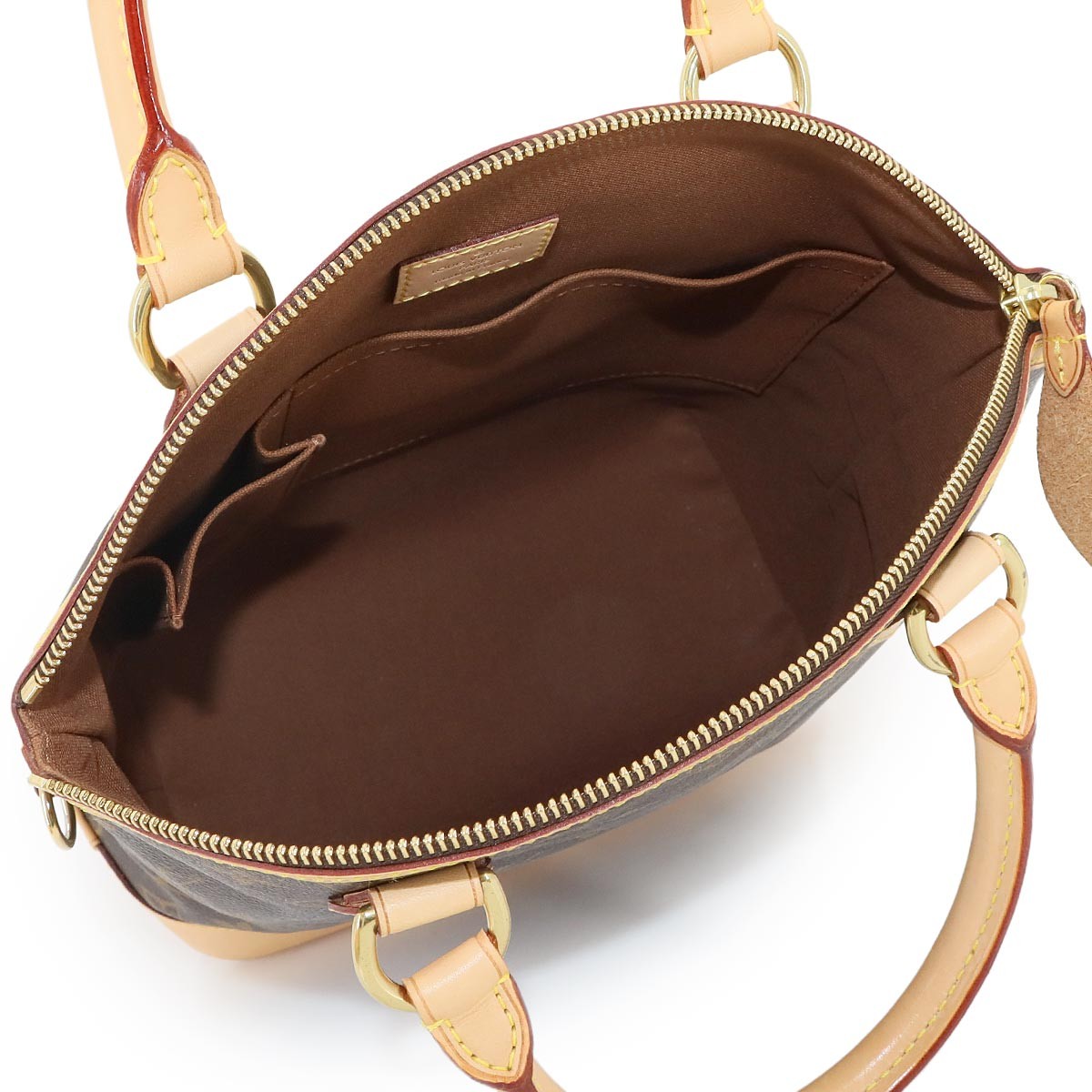 LOUIS VUITTON Monogram Lock it Hand Bag Brown M40102 903005996