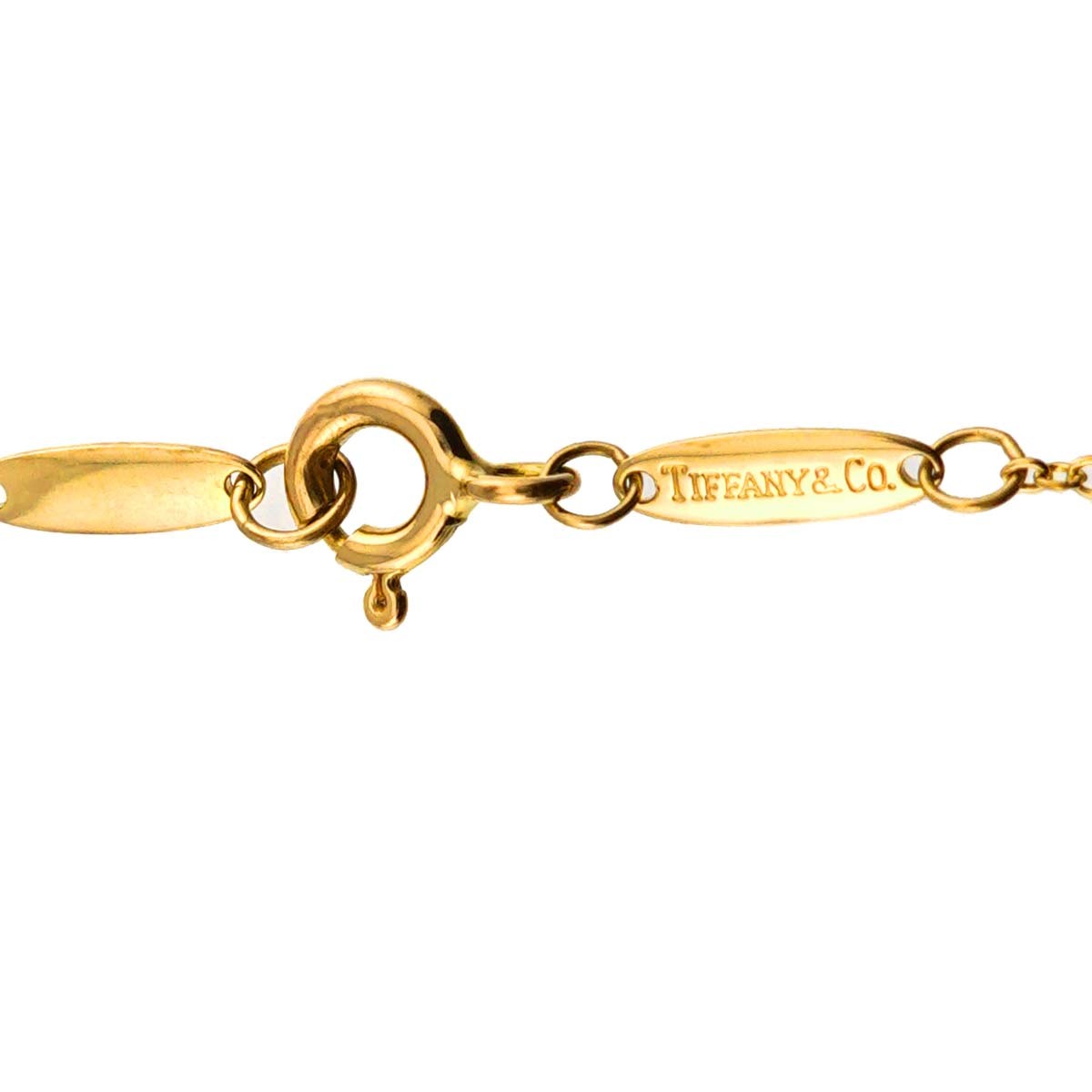 TIFFANY Co. Bean Necklace 18K Yellow Gold 750 903244995