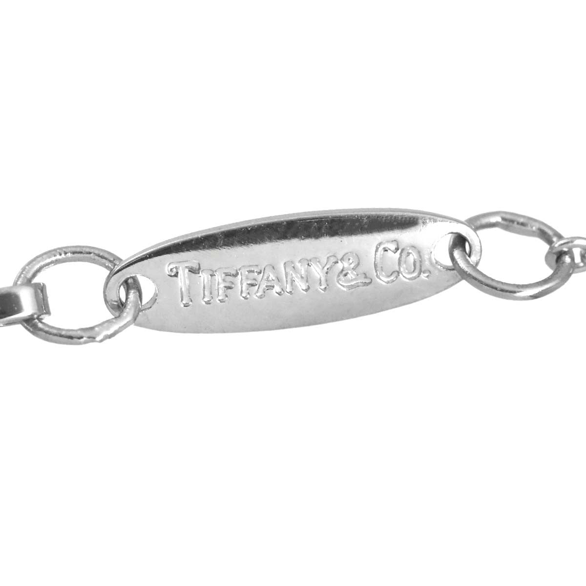 TIFFANY Co. Open Heart Necklace Platinum 903257614