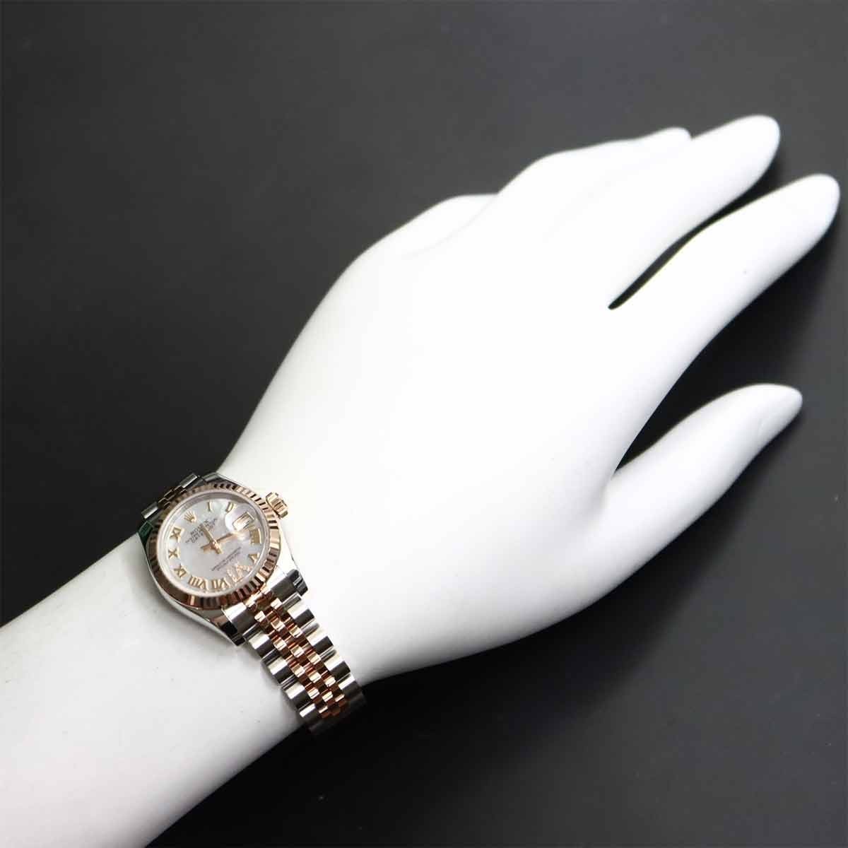 ROLEX Datejust 179171NR Two Tones 750 PG Automatic White Shell 903212713