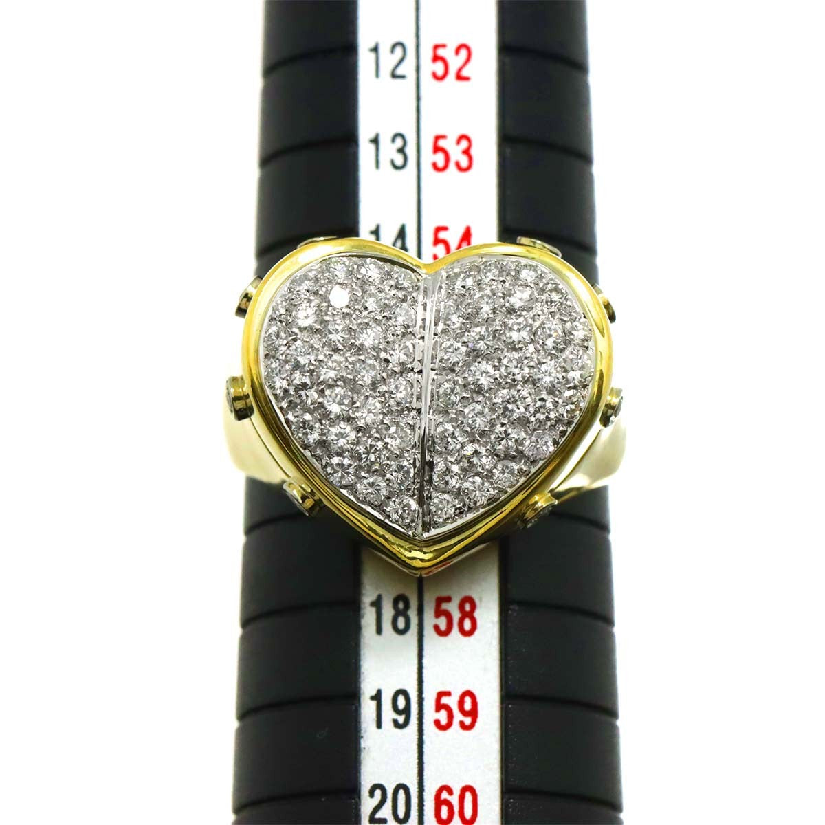 Ponte Vecchio Diamond 0.74ct Ring 18K YG WG 750 size7.5(US) 903106616