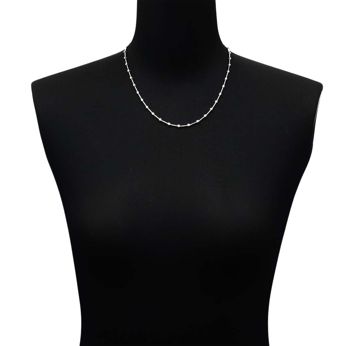 TASAKI Diamond 2.17ct Necklace 18K White Gold 750 903001935