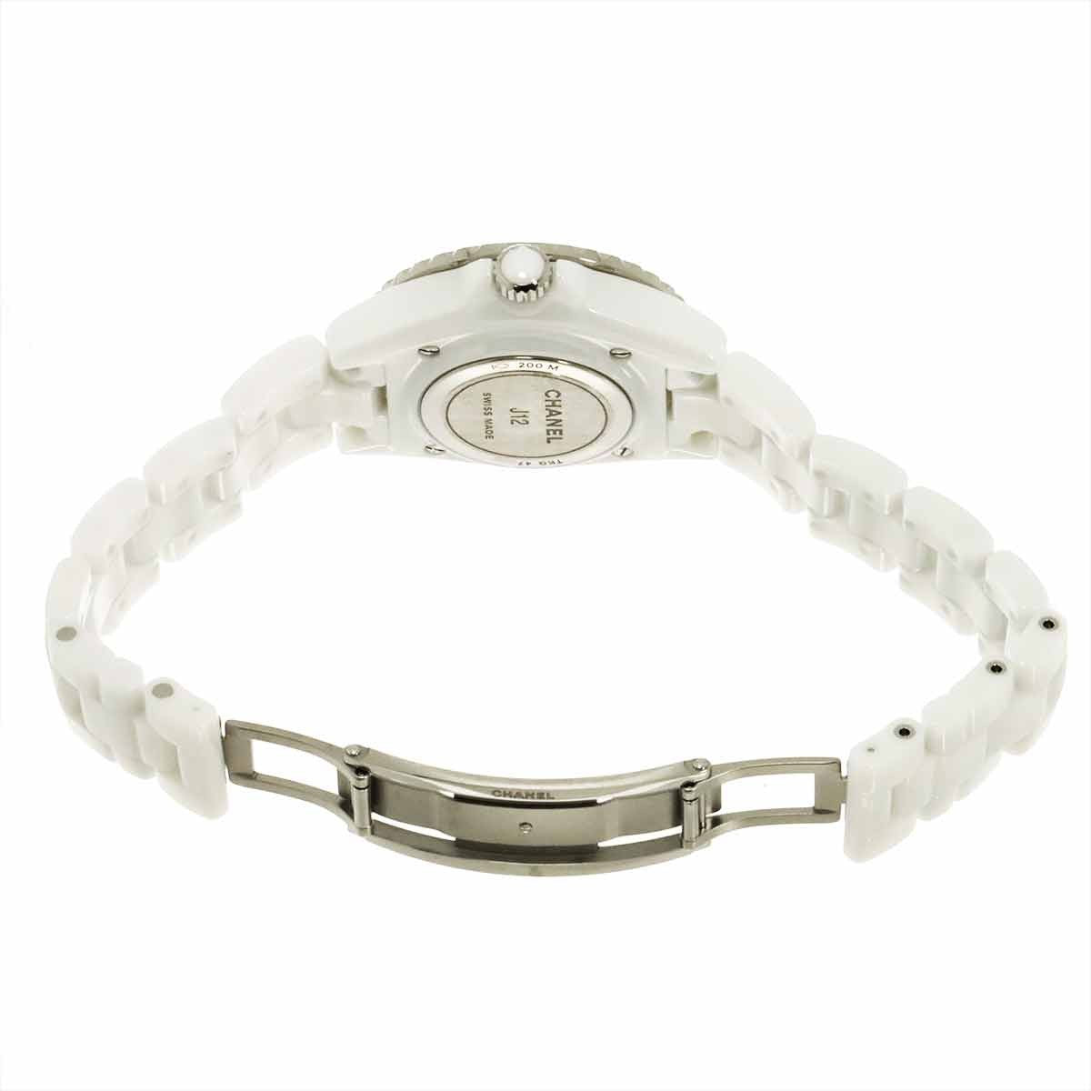 CHANEL J12 33mm H5698 Ceramic Quartz White Dial Ladies Watch 903142783