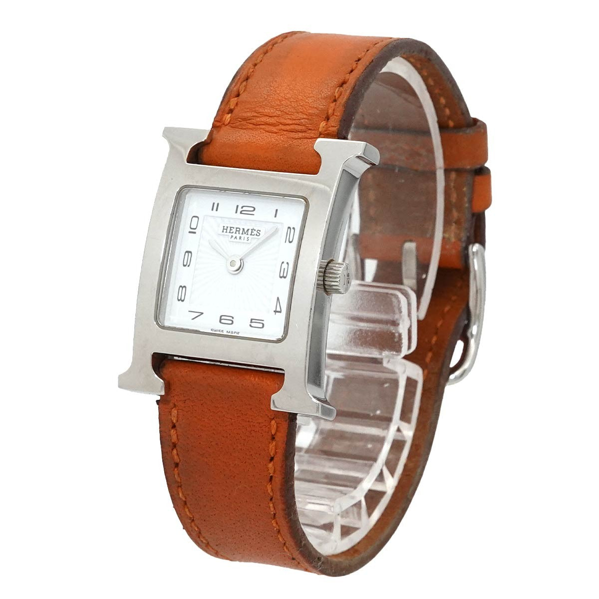 HERMES H Watch HH1.210 Quartz White Dial Ladies Watch 903384361