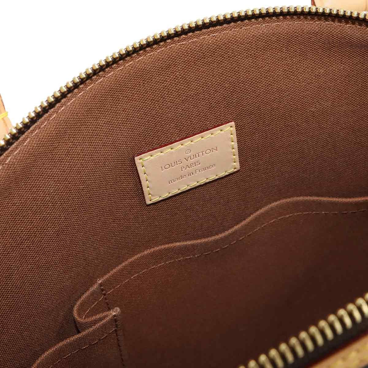 LOUIS VUITTON Monogram Lock it Hand Bag Brown M40102 903005997