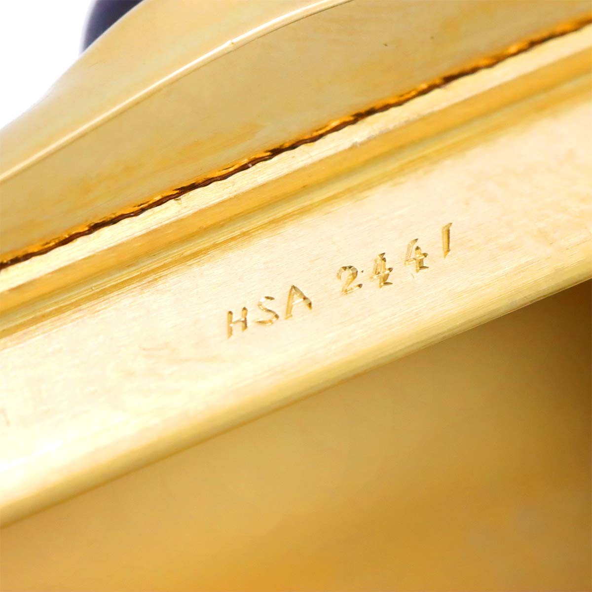 Cartier Cigarette Case Sapphire 18K YG Yellow Gold 750 902798426