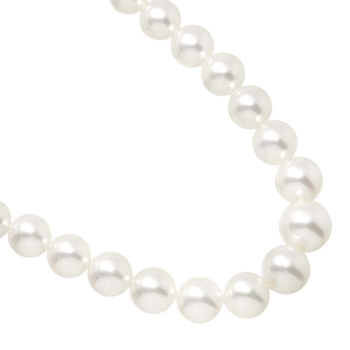 MIKIMOTO Akoya Pearl 8.7-6.4mm Necklace SV Silver 903104512