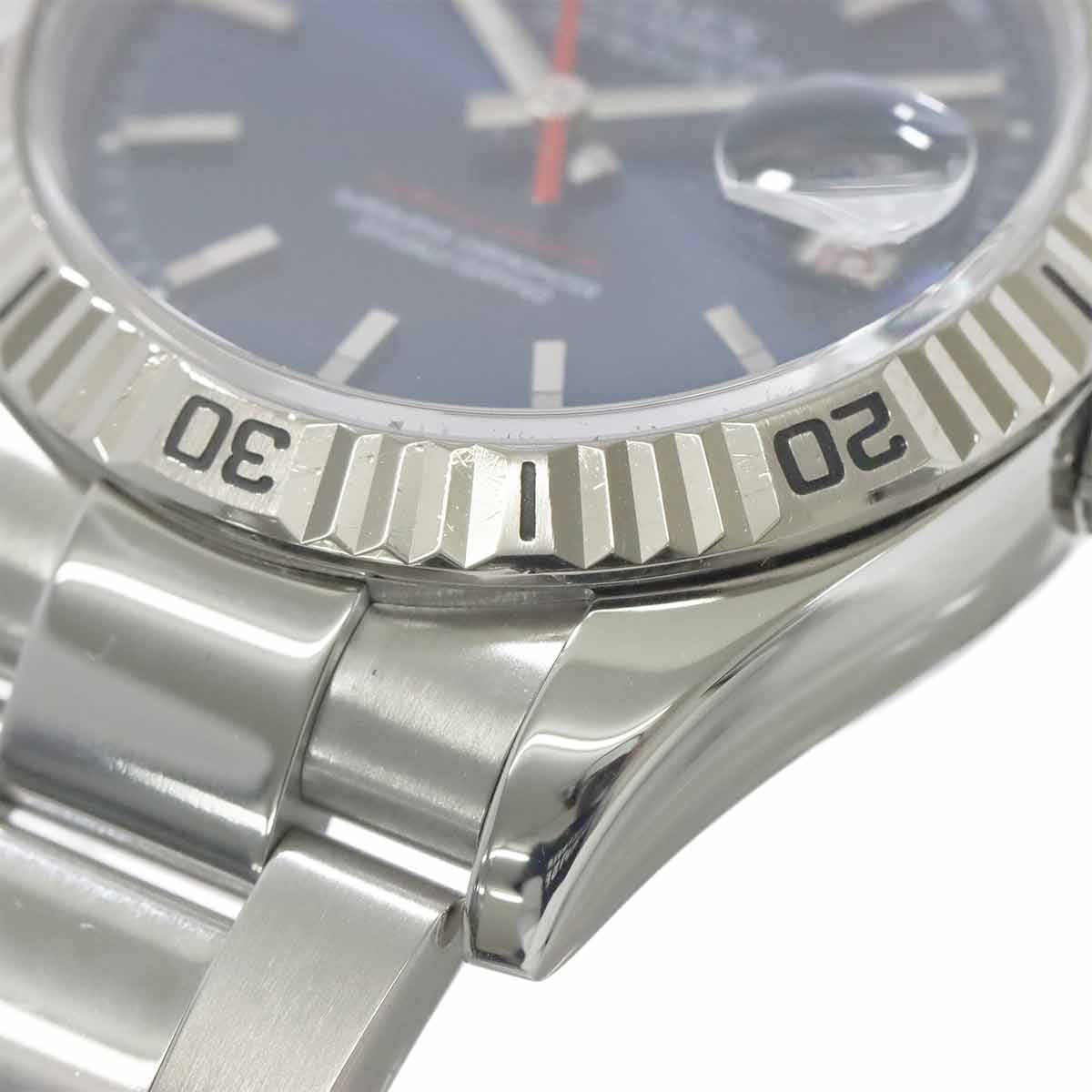 Rolex Datejust Turnograph 116264 Serial F 750 K18WG Blue Dial Mens 903042496