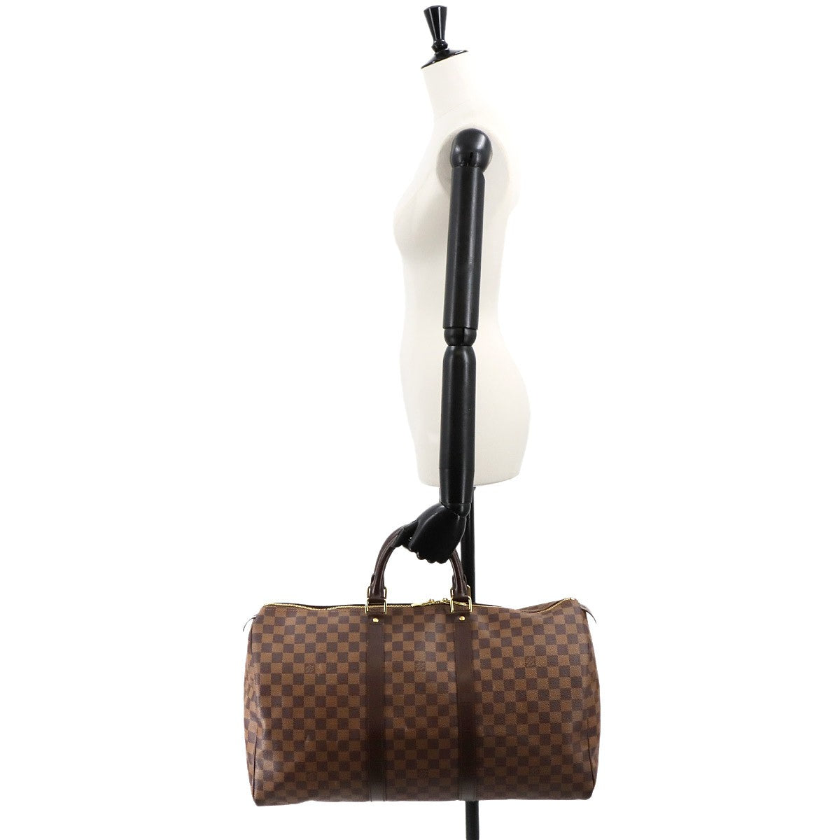 LOUIS VUITTON Damier Keepall 50 Luggage Ebene N41427 Unisex Travel 903015299