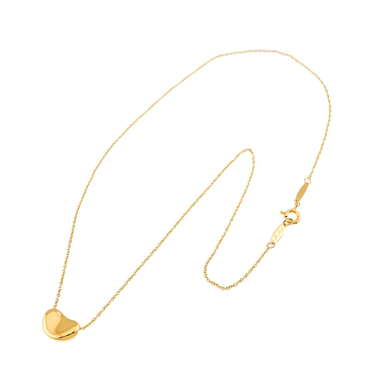 TIFFANY Co. Bean Necklace 18K Yellow Gold 750 903244991