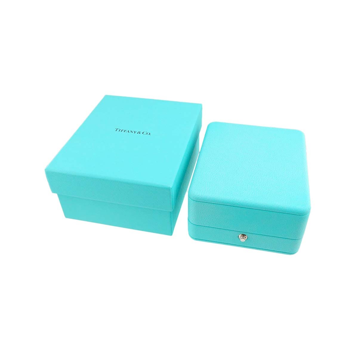 TIFFANY Co. Lock Small Diamond Necklace 18K Pink Gold 750 903094417