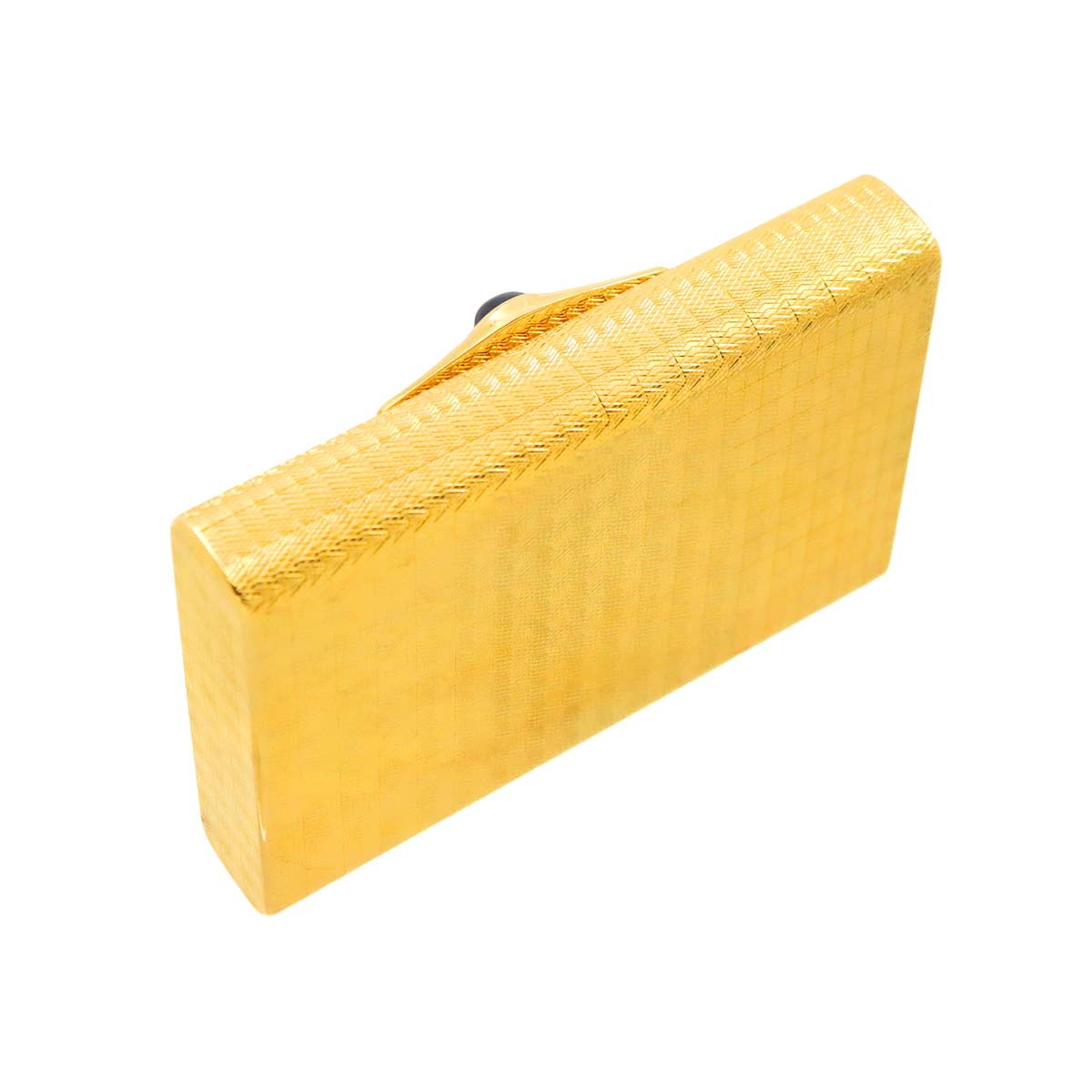 Cartier Cigarette Case Sapphire 18K YG Yellow Gold 750 902798423