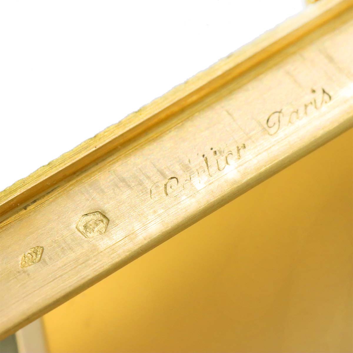 Cartier Cigarette Case Sapphire 18K YG Yellow Gold 750 902798425