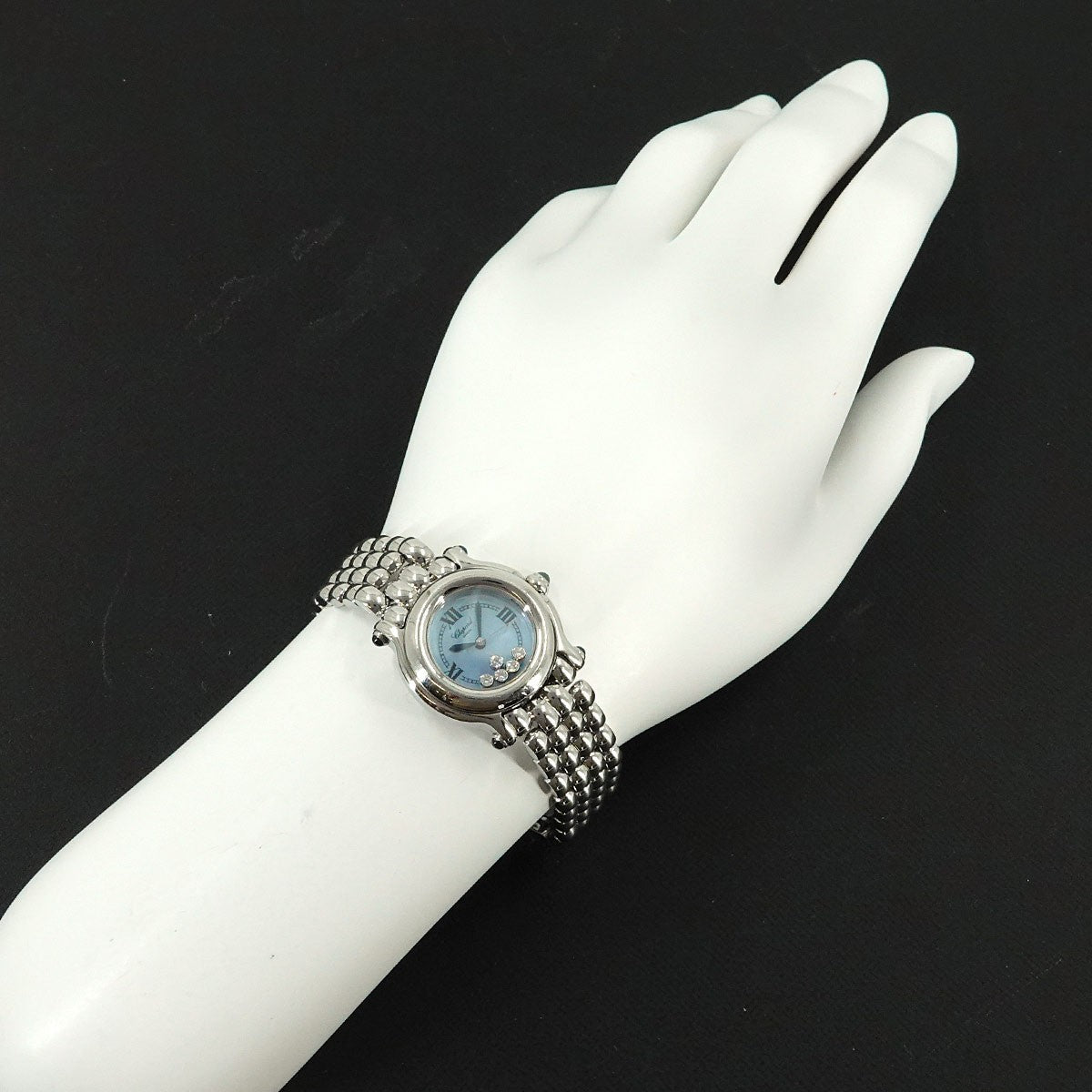 Chopard Happy Sport 27/8250 23 5P Diamond Blue Shell Dial Ladies 903034762