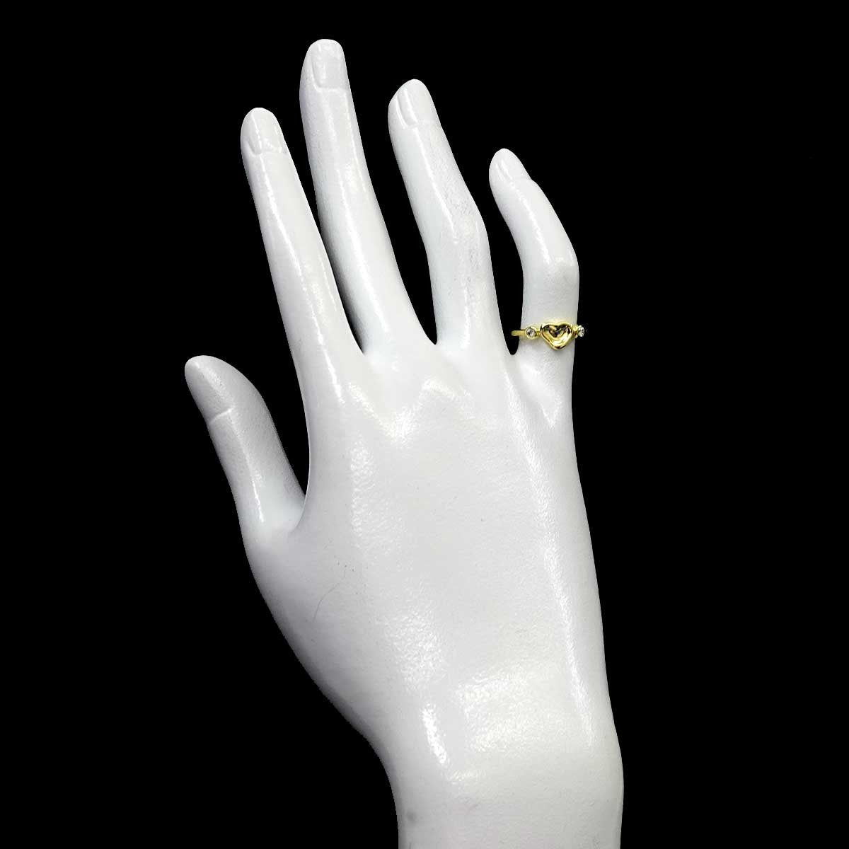 TIFFANY CO. Full Heart Diamond Ring 18K YG 750 Size4.5(US) 903146266