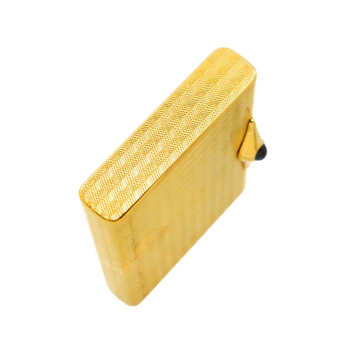 Cartier Cigarette Case Sapphire 18K YG Yellow Gold 750 902798422