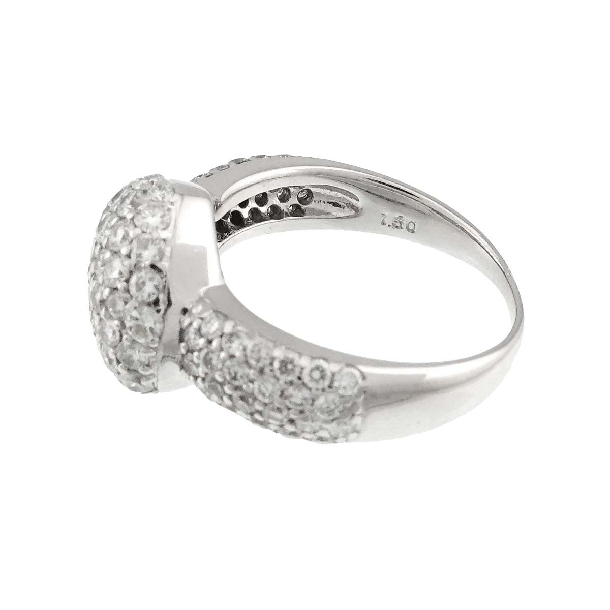 Ponte Vecchio Diamond 1.50ct Ring 18K WG 750 Size5.5-5.75(US) 903062393