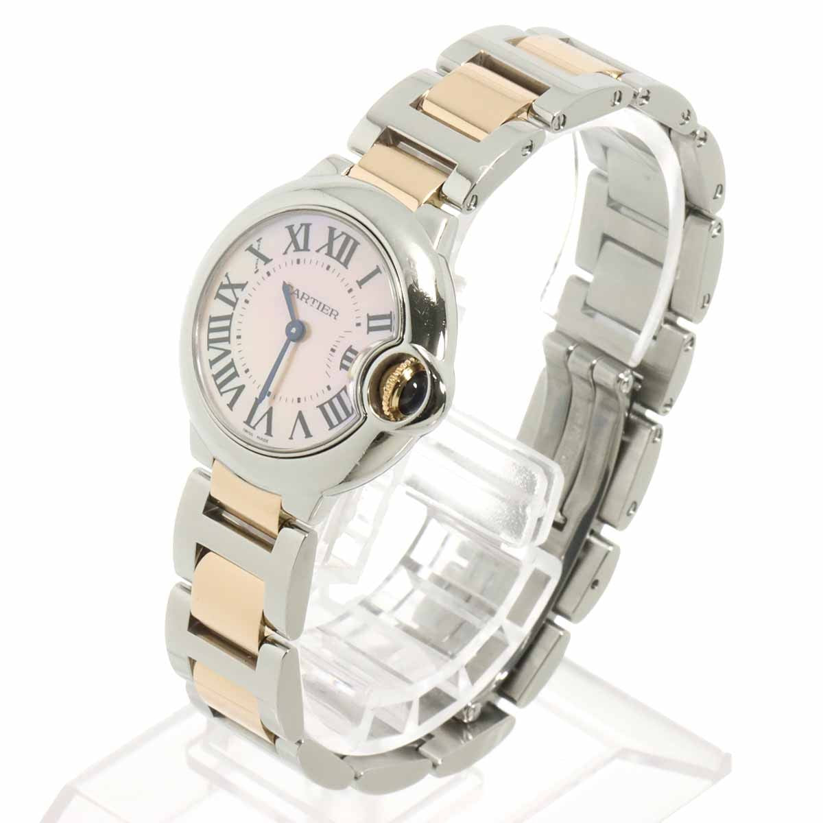 Cartier ballon bleu SM W6920034 Quartz PG Pink Shell Dial 903190793
