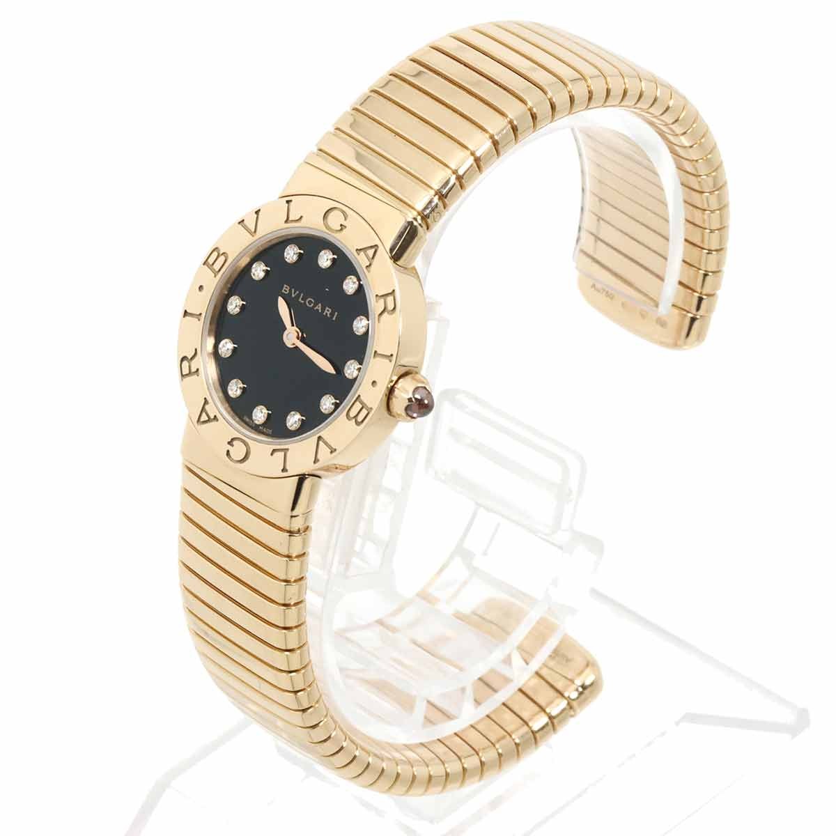 BVLGARI BVLGARIBVLGARI Tubogas BBLP262TG Quartz 12P Diamond 750PG 903289832
