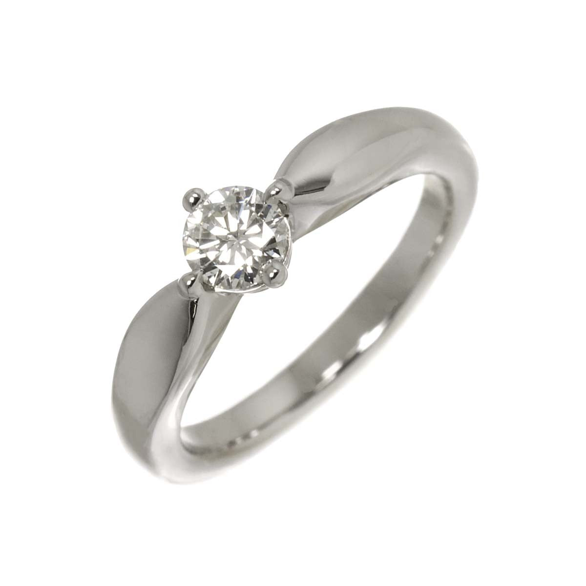 BVLGARI Diamond 0.30ct H/VS1/VG Ring Platinum size4-4.5(US) 902911500