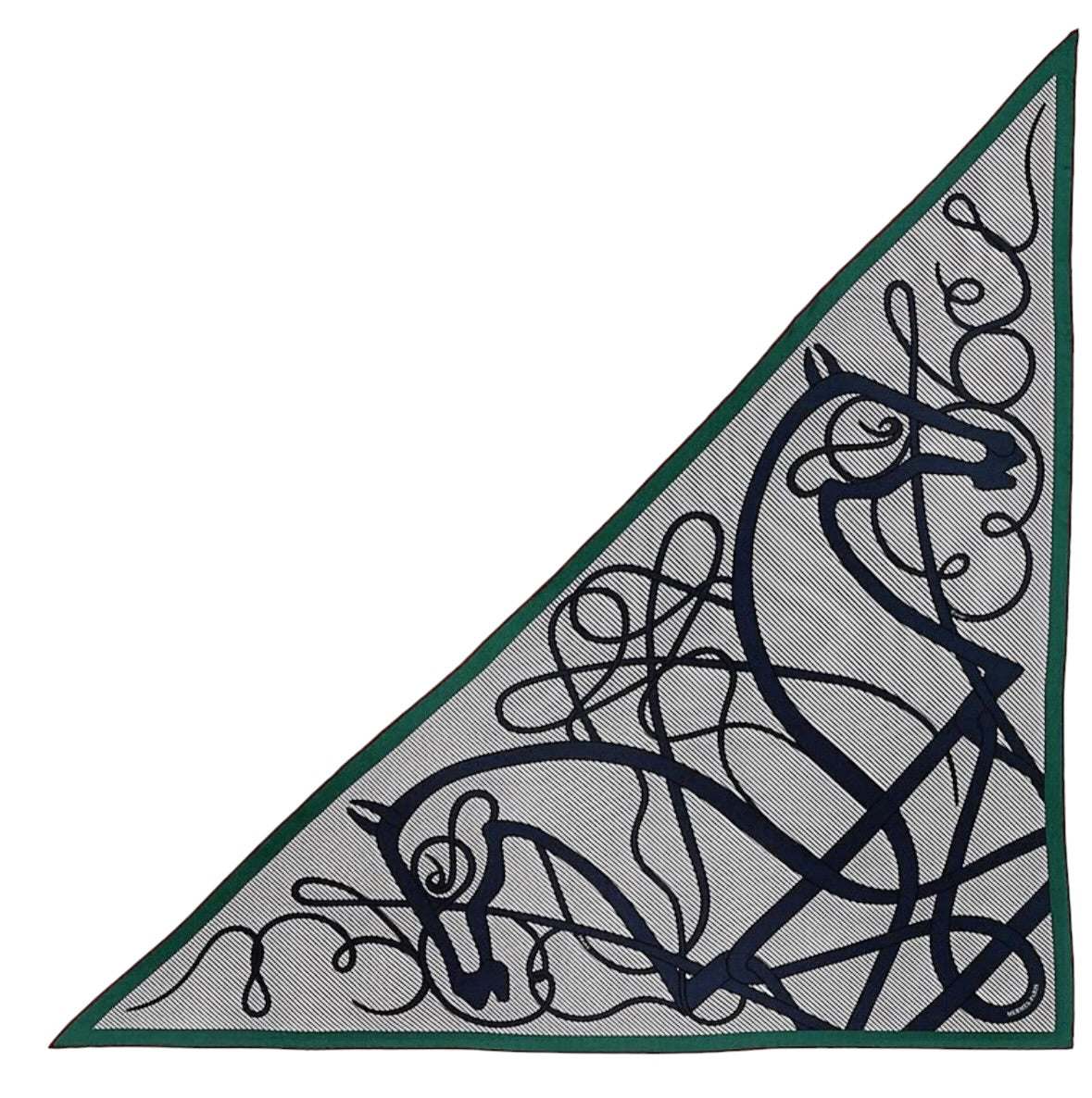 Hermes 140cm Cashmere/ Silk Large Triangle Scarf - in Box