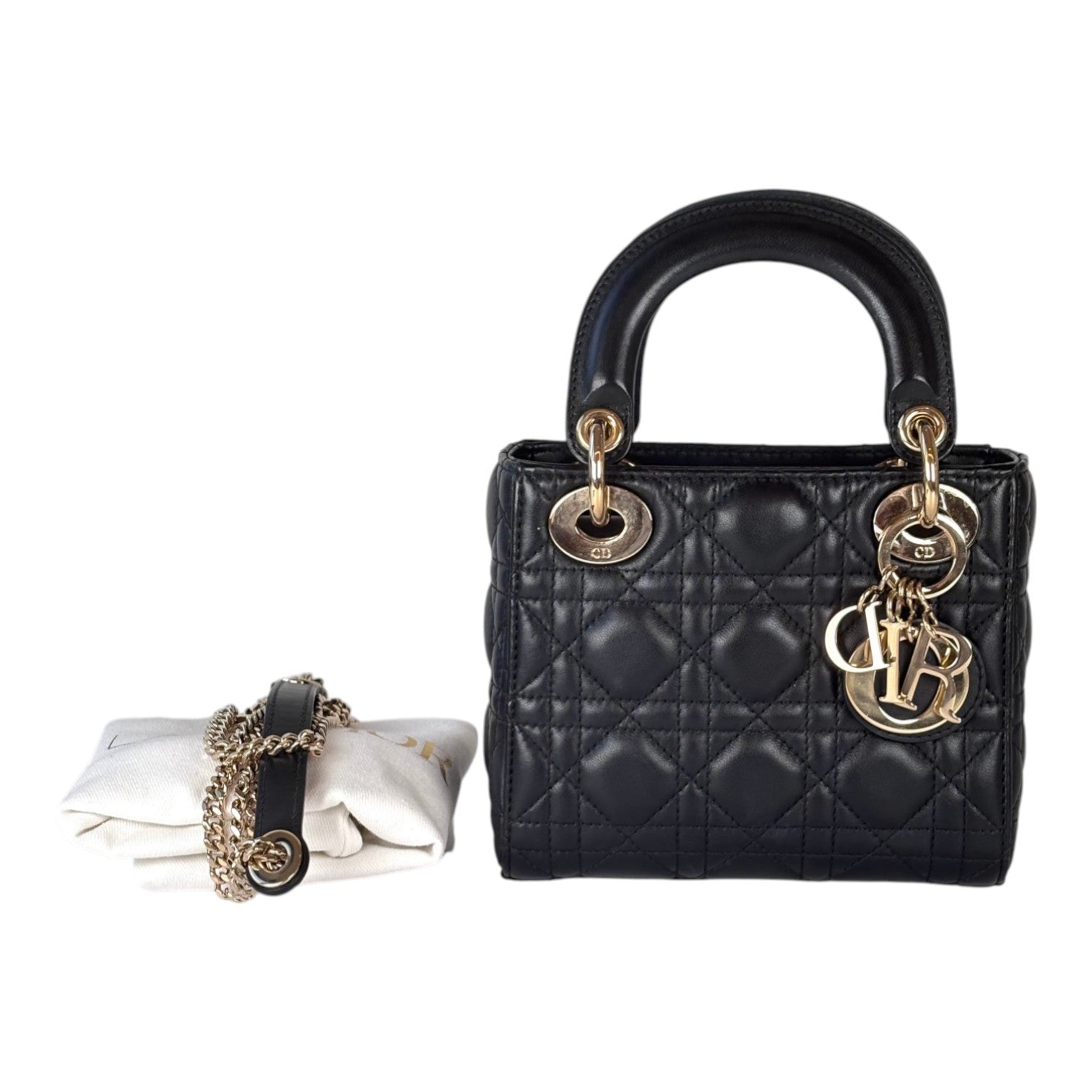 Dior Lady Dior Mini Bag Black