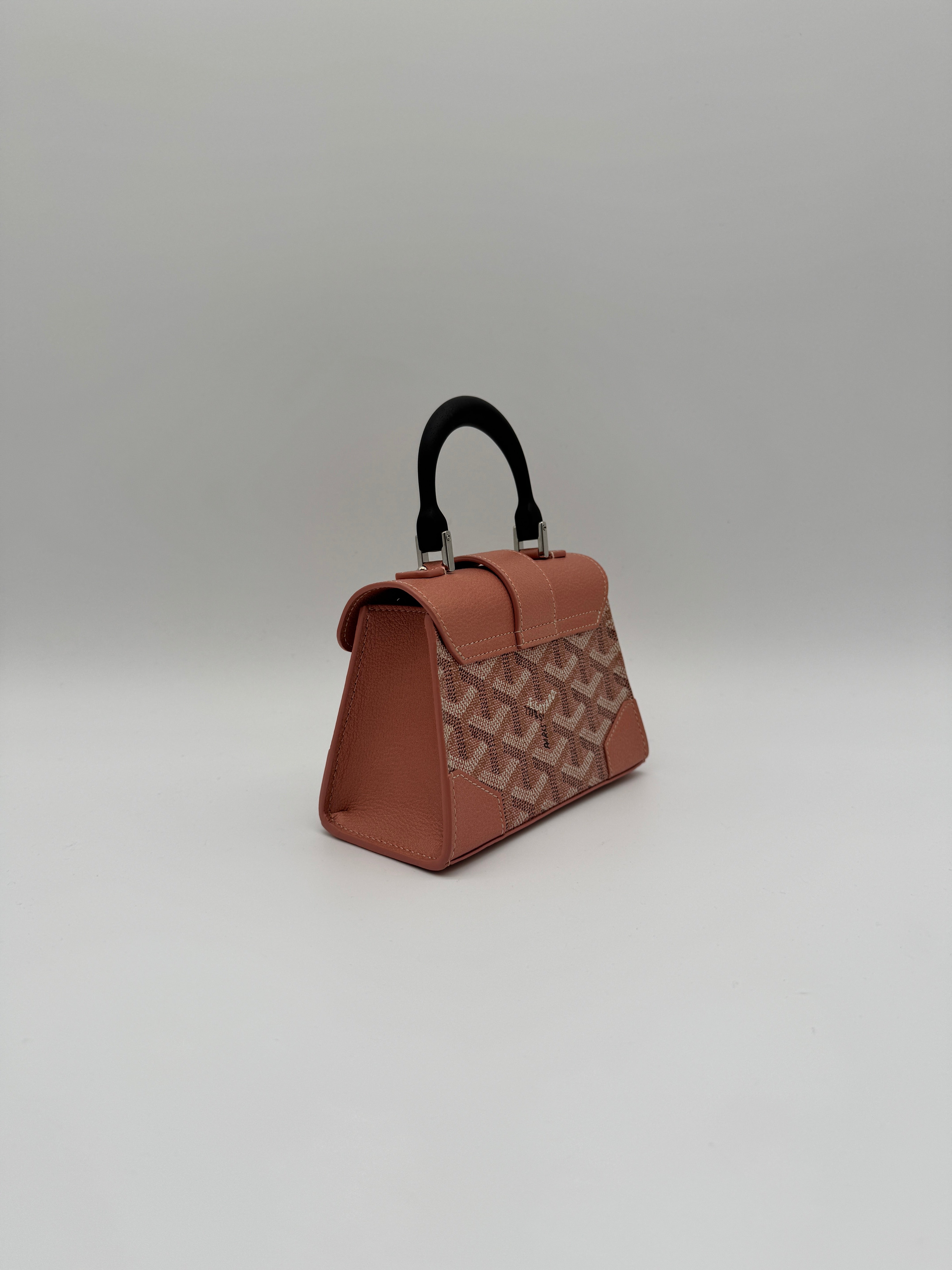 Goyard Saïgon Structuré Nano Multicoloured Pink Metallic Goyardine Palladium Hardware