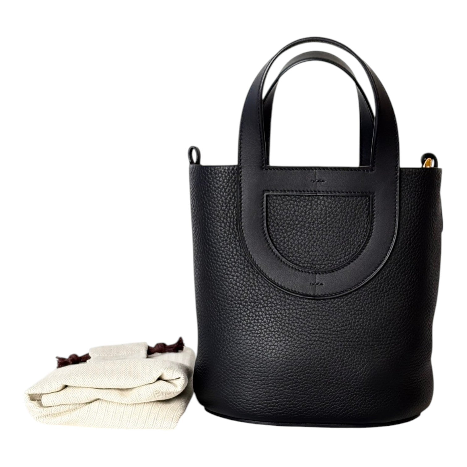 Hermes Picotin Loop Bag Black 18cm