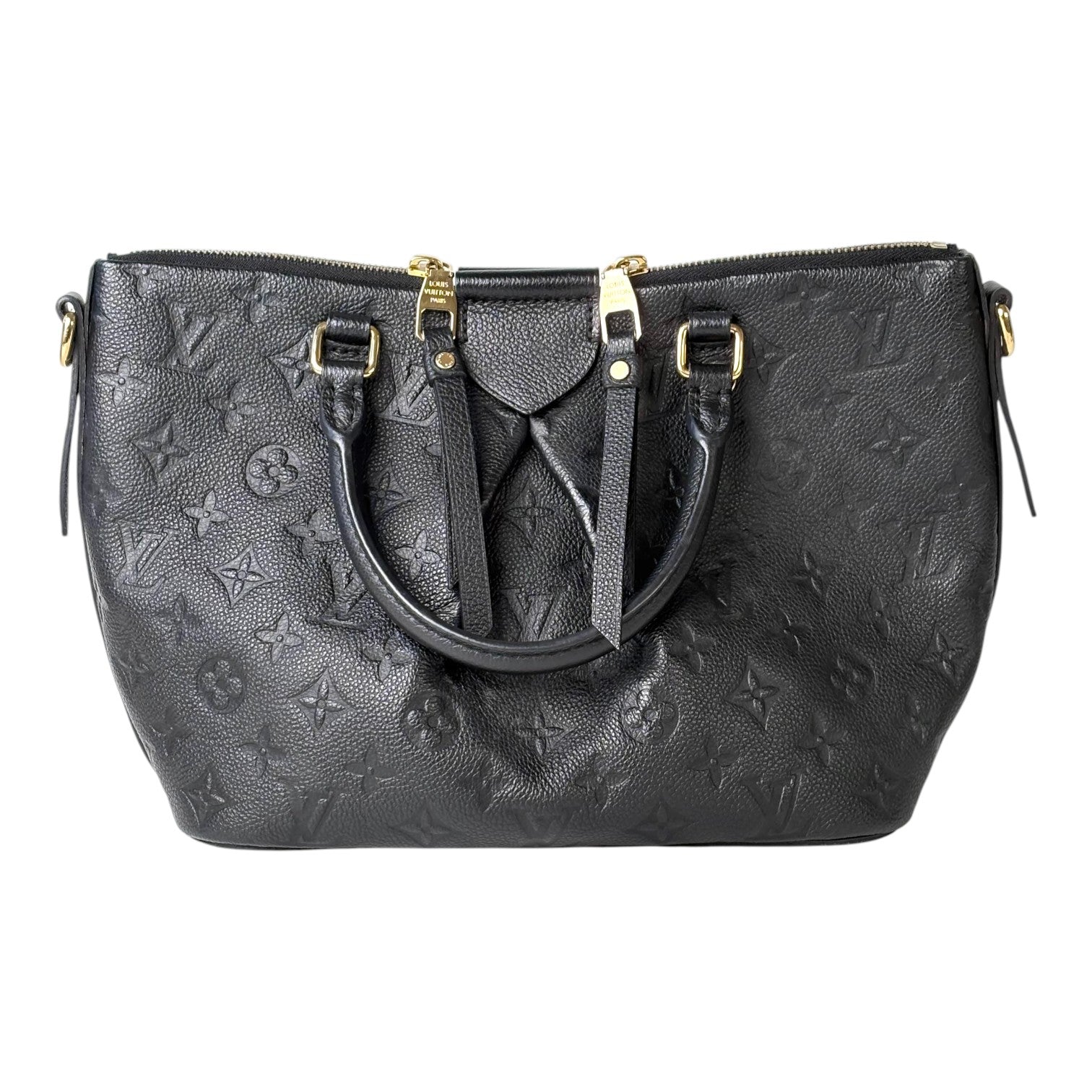 Louis Vuitton Black Leather Mazarine Bag