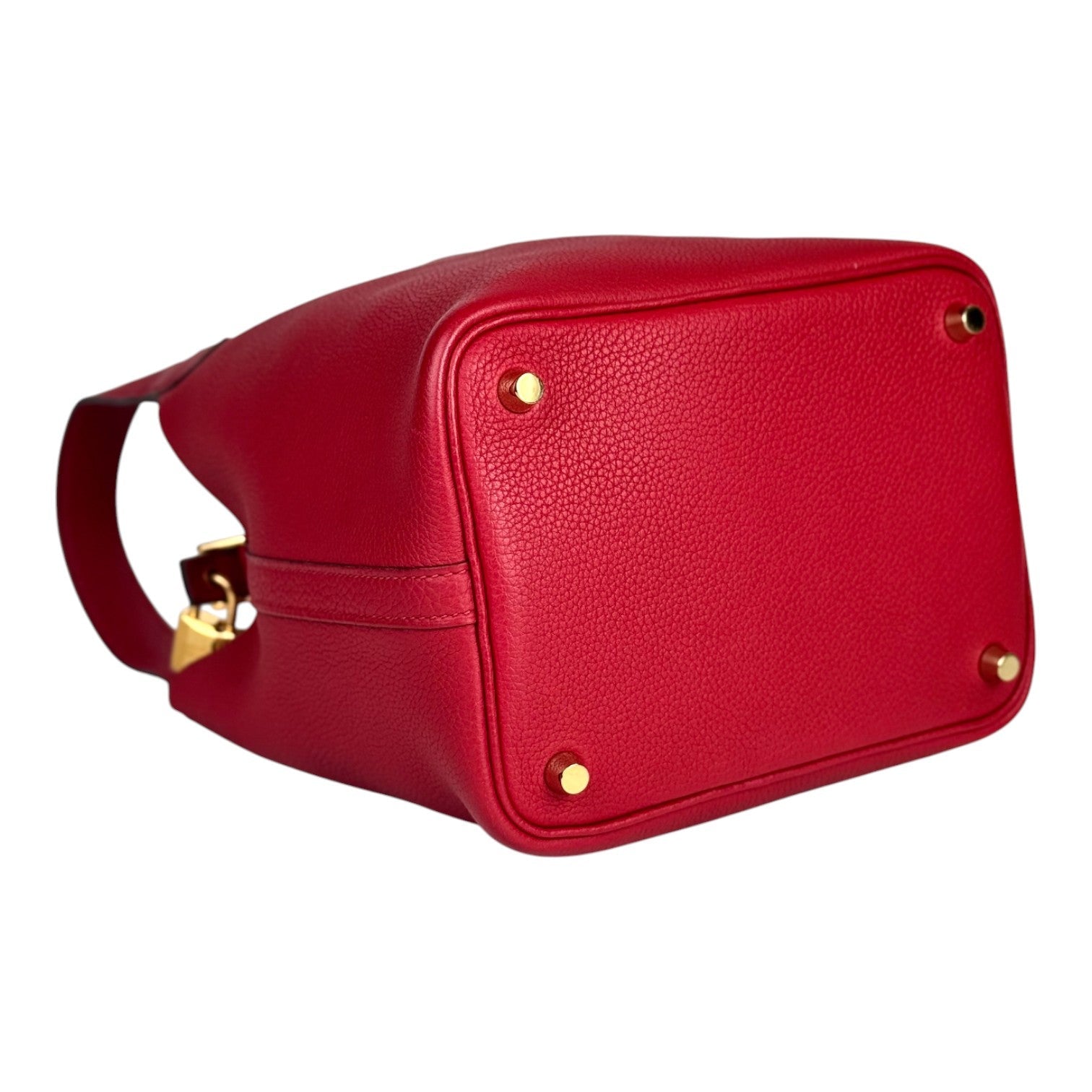 Hermes Picotin 18cm Red Bag with GHW
