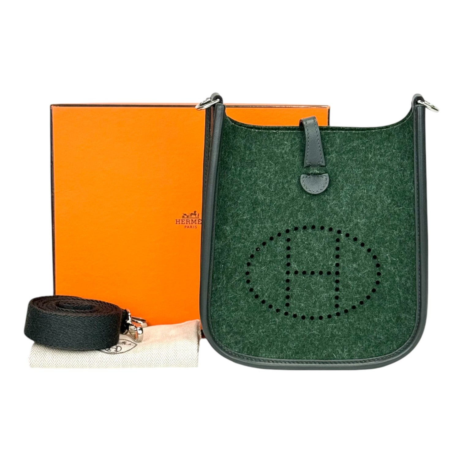 Hermes Evelyne Mini Bag Green