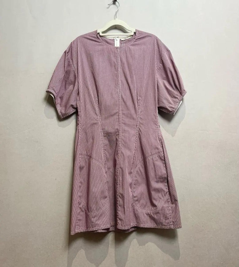 Celine pink checkered dress, size 40 SYCC2093