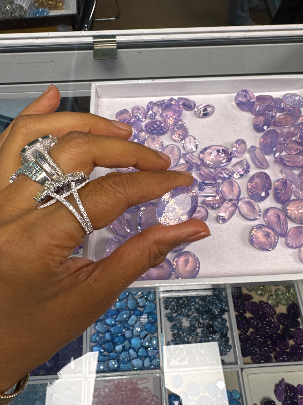 Lavender quartz gem fair 28