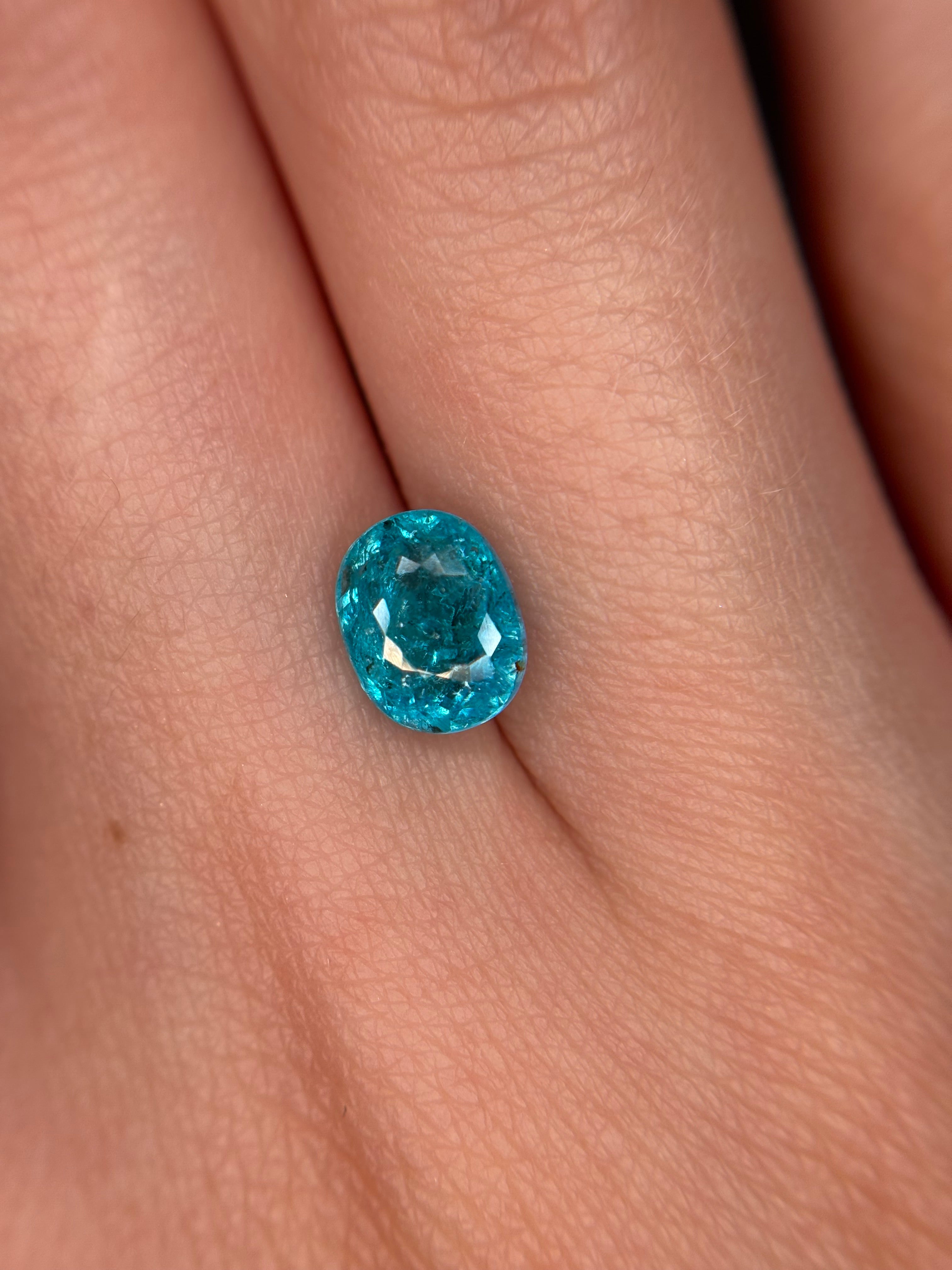 1.25ct Exclusive Windex Blue Paraiba Ethiopia THAIC0695