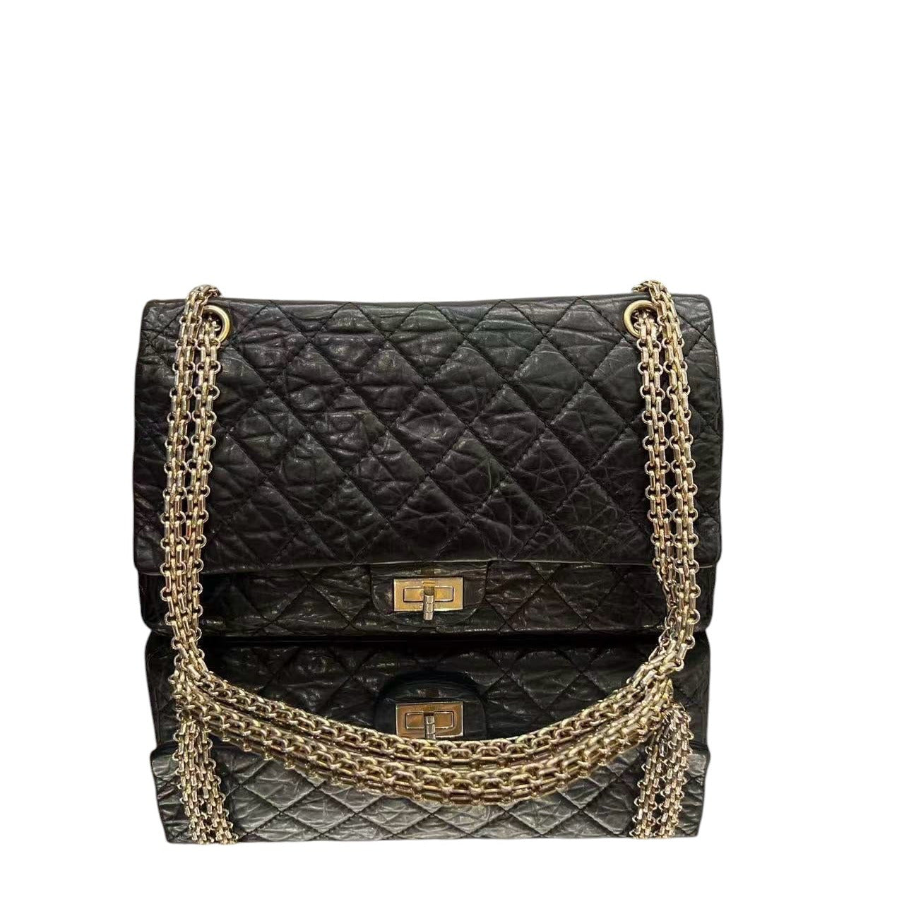 Chanel Black Re-Issue Bag in Ages Calfskin