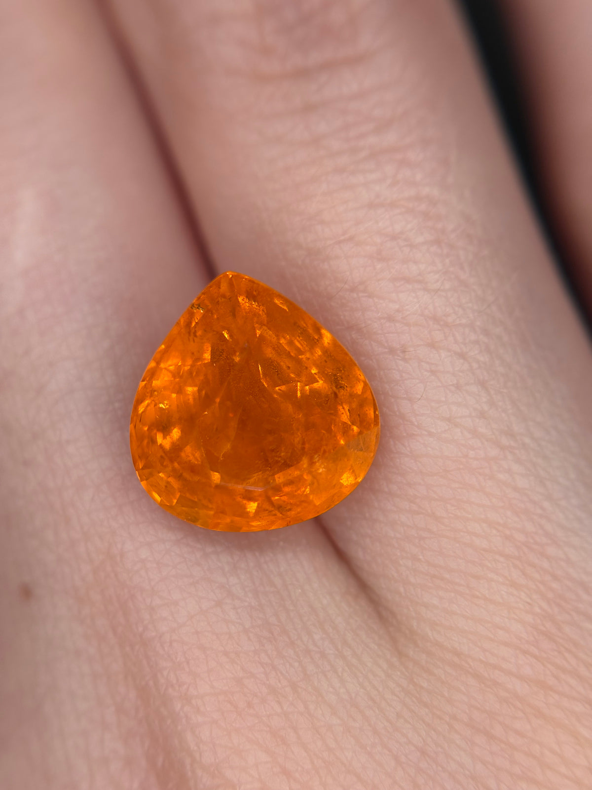 7.20ct Fanta Spessartine Pear THAIC1384
