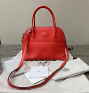 HERMES/Jaipur Bolide Bowling Ball 27 Handbag/Shoulder Bag 3032604040517