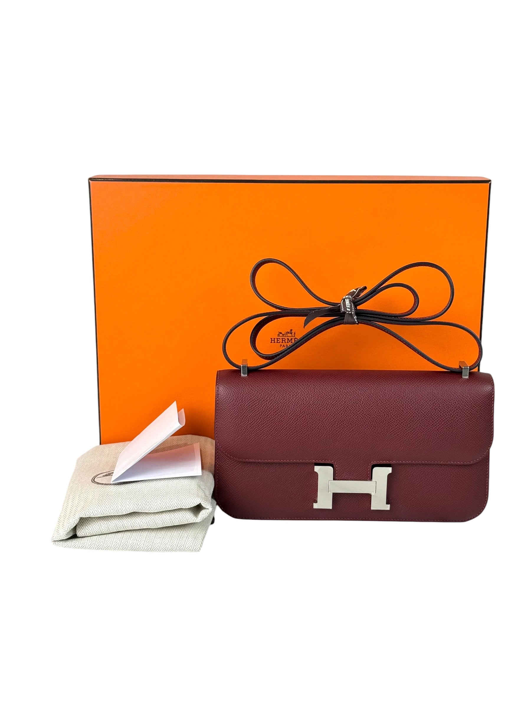Hermes Constance Elan in Rouge H - Full set - K Stamp
