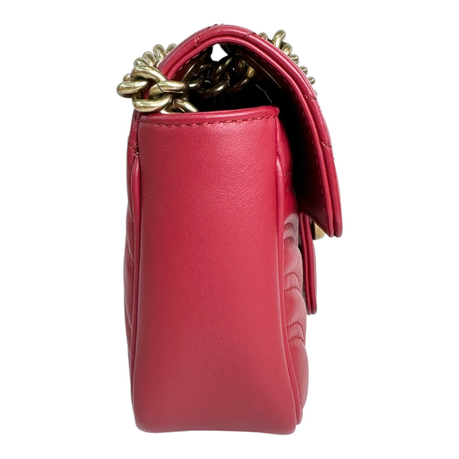 Gucci Marmont Small Red Calfskin Bag