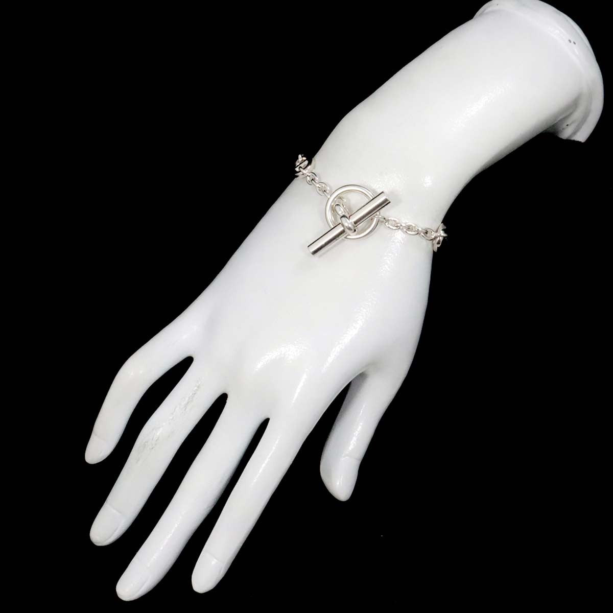 HERMES Chaine dancre FARANDOLE SH Bracelet SV 925 902538405