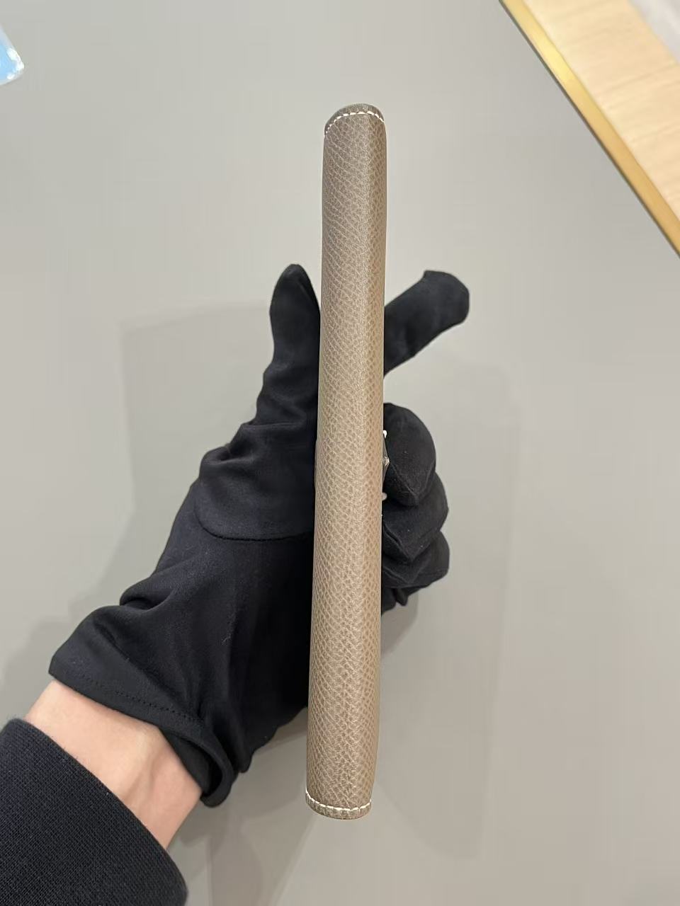 Hermès Bearn Long Wallet - Etoupe (Elephant Grey)