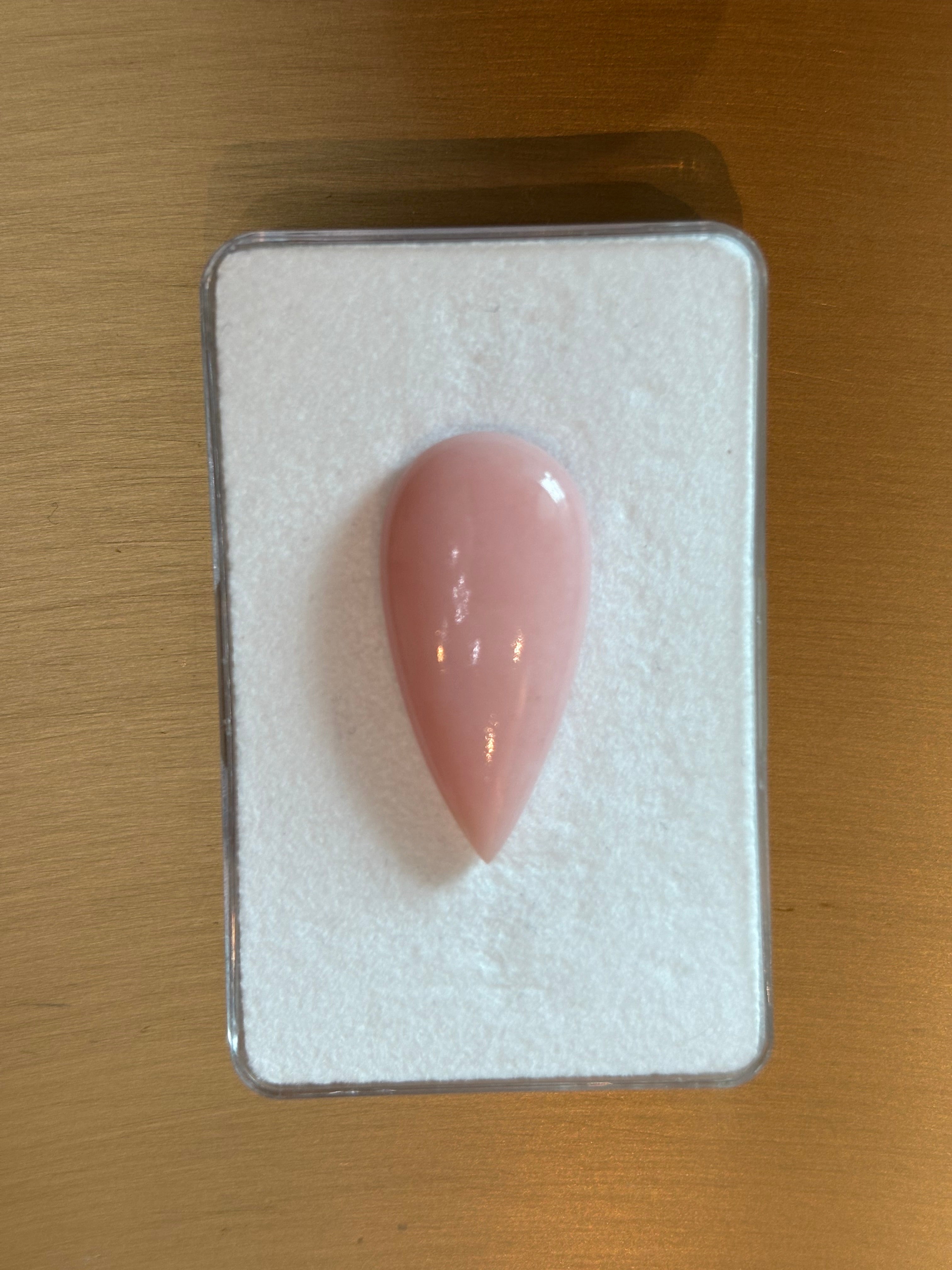 10.90ct Pink Opal Peru Pear THAIC0101